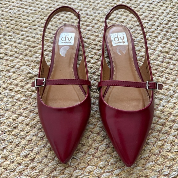 DV by Dolce Vita Women's Burgundy Flats - Picture 4 of 8